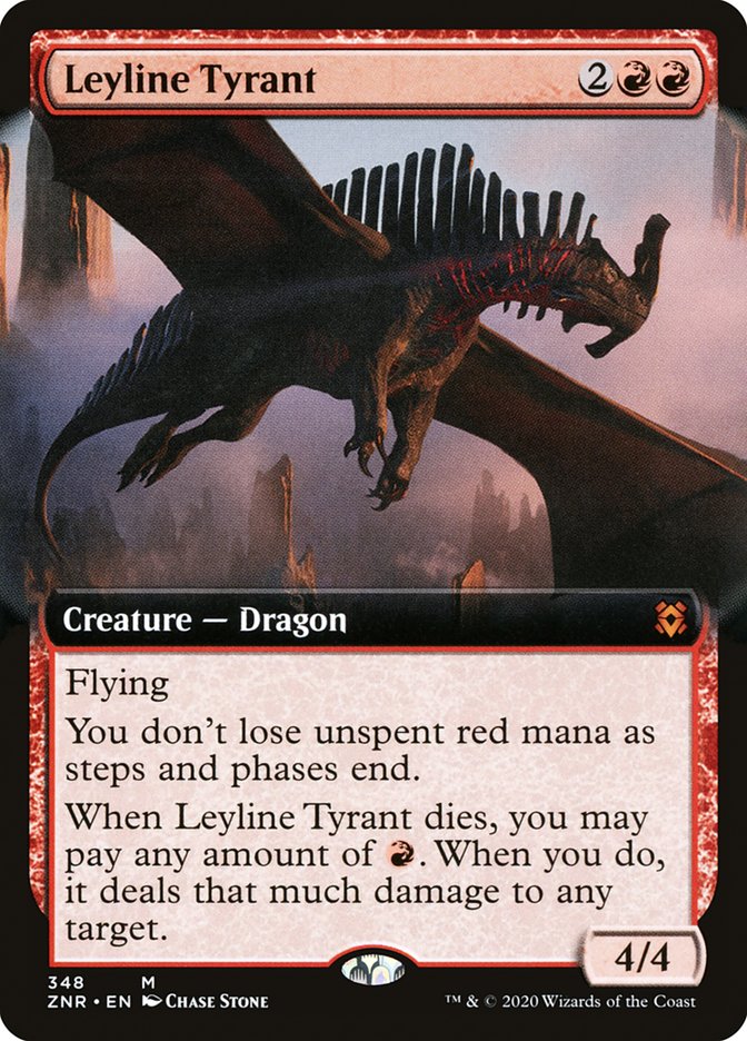 Leyline Tyrant (Extended Art) [Zendikar Rising] | L.A. Mood Comics and Games