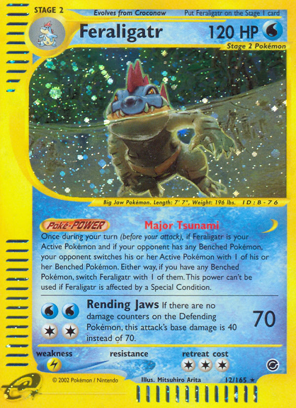 Feraligatr (12/165) [Expedition: Base Set] | L.A. Mood Comics and Games