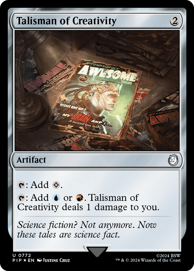Talisman of Creativity (Surge Foil) [Fallout] | L.A. Mood Comics and Games