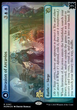 Invasion of Arcavios // Invocation of the Founders [March of the Machine Prerelease Promos] | L.A. Mood Comics and Games