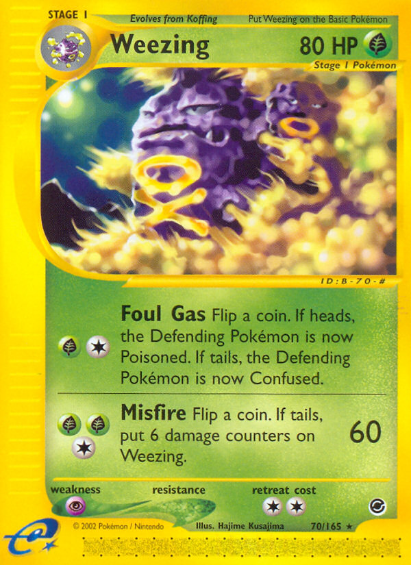 Weezing (70/165) [Expedition: Base Set] | L.A. Mood Comics and Games