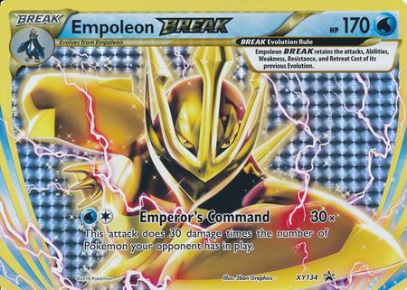 Empoleon BREAK (XY134) (Jumbo Card) [XY: Black Star Promos] | L.A. Mood Comics and Games
