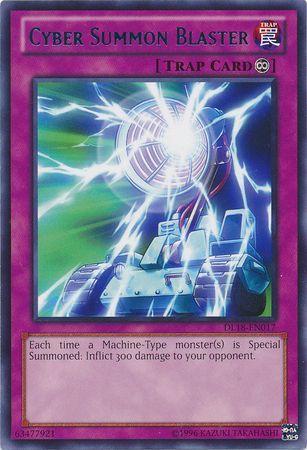 Cyber Summon Blaster (Blue) [DL18-EN017] Rare | L.A. Mood Comics and Games