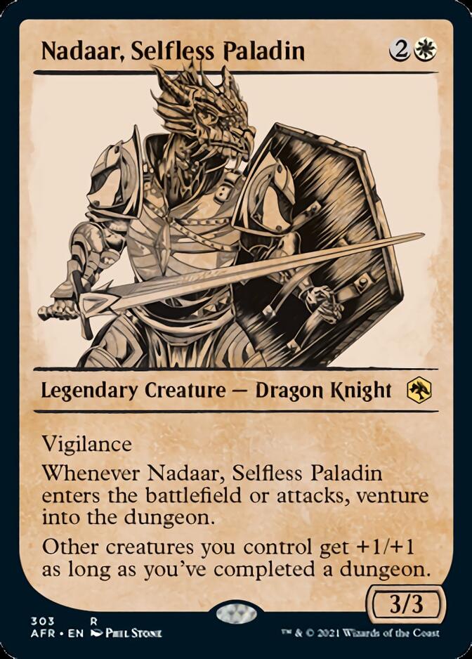 Nadaar, Selfless Paladin (Showcase) [Dungeons & Dragons: Adventures in the Forgotten Realms] | L.A. Mood Comics and Games