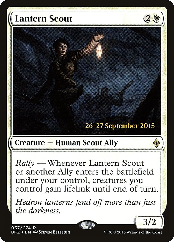 Lantern Scout [Battle for Zendikar Prerelease Promos] | L.A. Mood Comics and Games