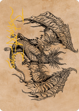 Ganax, Astral Hunter Art Card (Gold-Stamped Signature) [Commander Legends: Battle for Baldur's Gate Art Series] | L.A. Mood Comics and Games