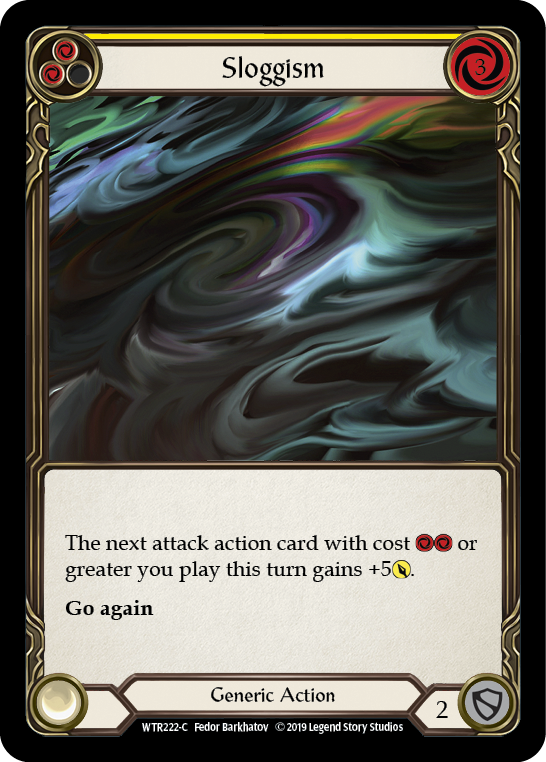 Sloggism (Yellow) [WTR222-C] (Welcome to Rathe)  Alpha Print Rainbow Foil | L.A. Mood Comics and Games