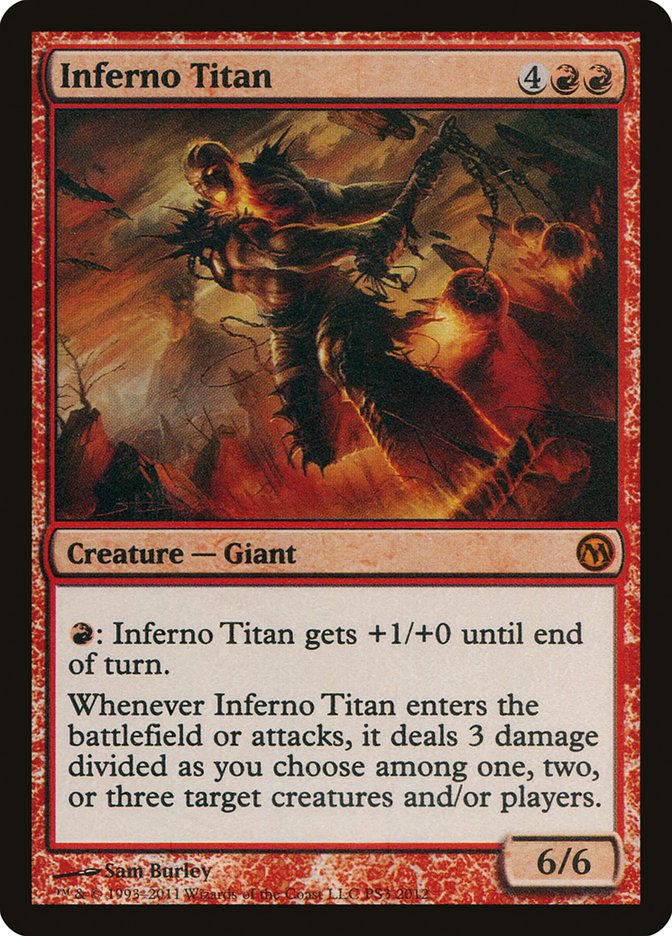 Inferno Titan (Duels of the Planeswalkers Promos) [Duels of the Planeswalkers Promos 2011] | L.A. Mood Comics and Games