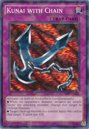 Kunai with Chain [BP03-EN210] Shatterfoil Rare | L.A. Mood Comics and Games