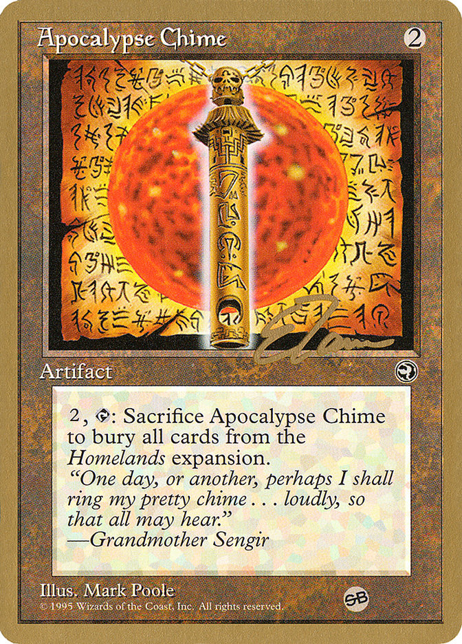 Apocalypse Chime (Eric Tam) (SB) [Pro Tour Collector Set] | L.A. Mood Comics and Games