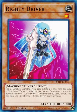 Righty Driver [SR10-EN019] Common | L.A. Mood Comics and Games
