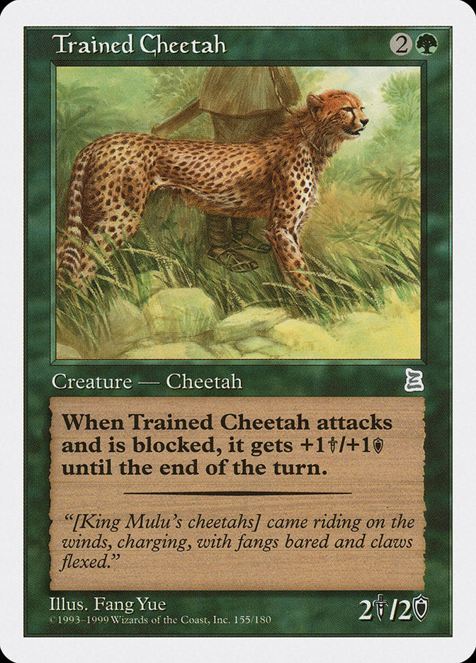 Trained Cheetah [Portal Three Kingdoms] | L.A. Mood Comics and Games