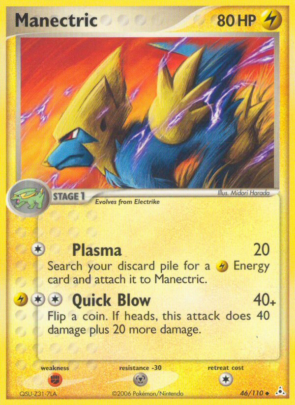 Manectric (46/110) [EX: Holon Phantoms] | L.A. Mood Comics and Games