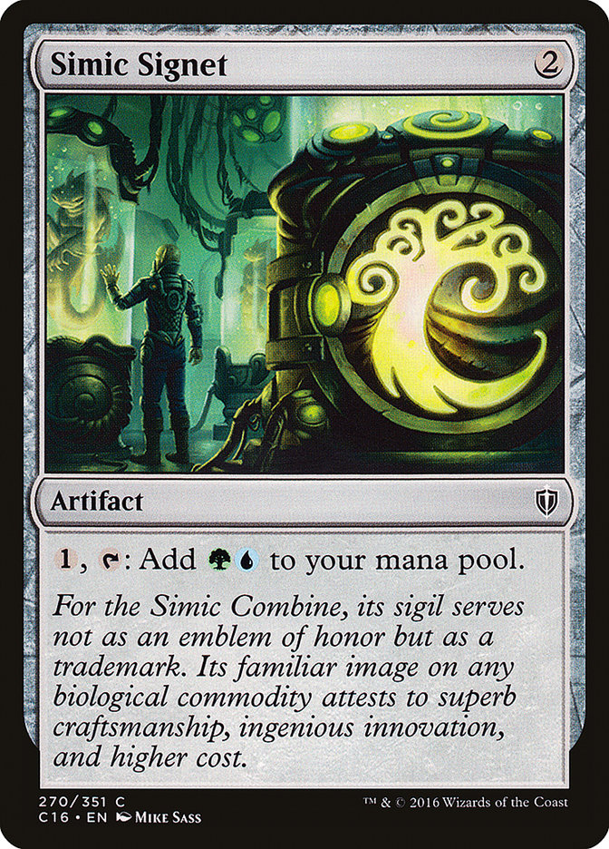 Simic Signet [Commander 2016] | L.A. Mood Comics and Games