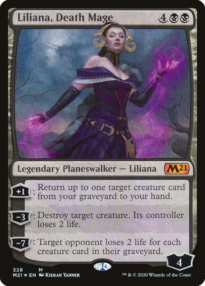 Liliana, Death Mage [Core Set 2021] | L.A. Mood Comics and Games