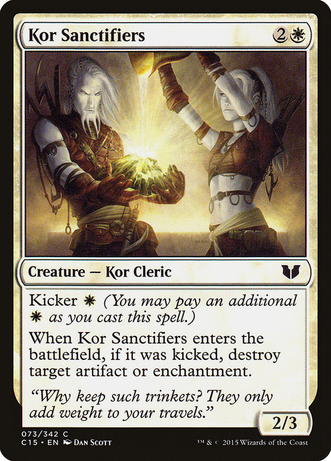 Kor Sanctifiers [Commander 2015] | L.A. Mood Comics and Games