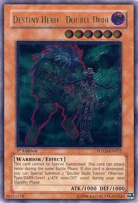 Destiny Hero - Double Dude [POTD-EN012] Ultimate Rare | L.A. Mood Comics and Games