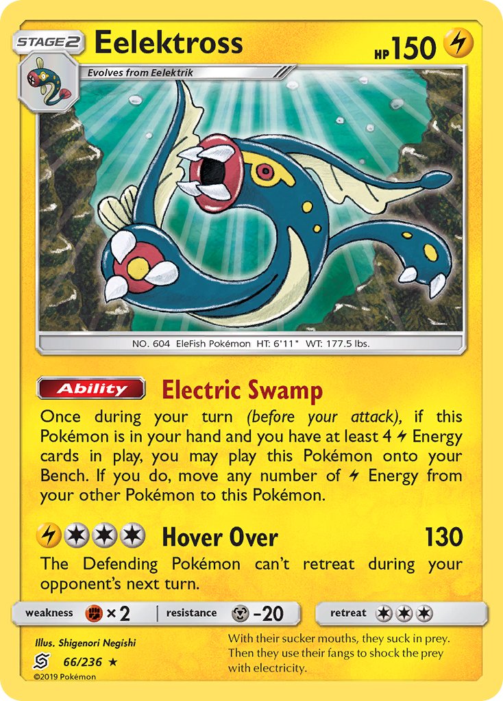 Eelektross (66/236) (Theme Deck Exclusive) [Sun & Moon: Unified Minds] | L.A. Mood Comics and Games