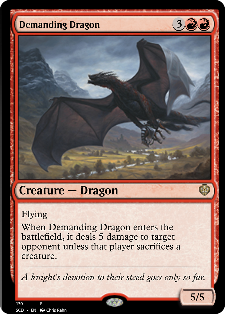 Demanding Dragon [Starter Commander Decks] | L.A. Mood Comics and Games