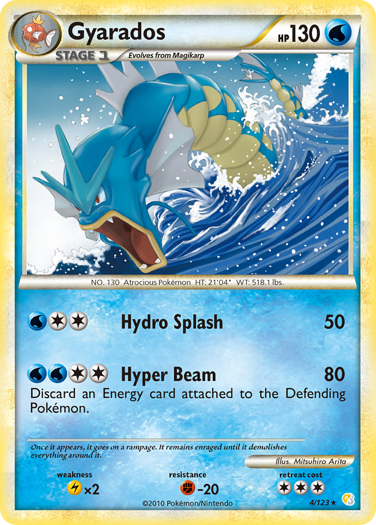 Gyarados (4/123) [HeartGold & SoulSilver: Base Set] | L.A. Mood Comics and Games