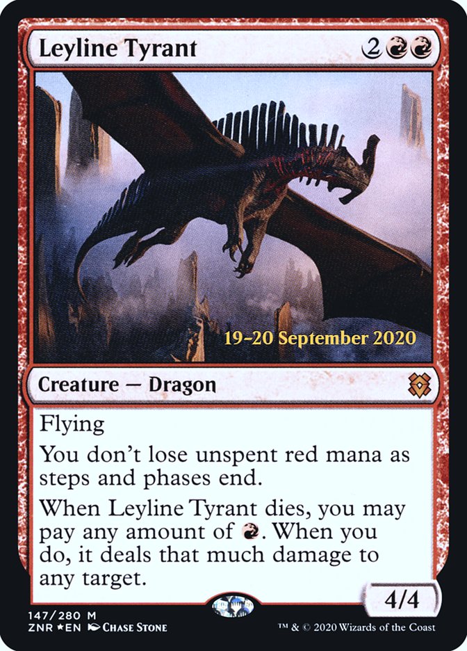 Leyline Tyrant [Zendikar Rising Prerelease Promos] | L.A. Mood Comics and Games