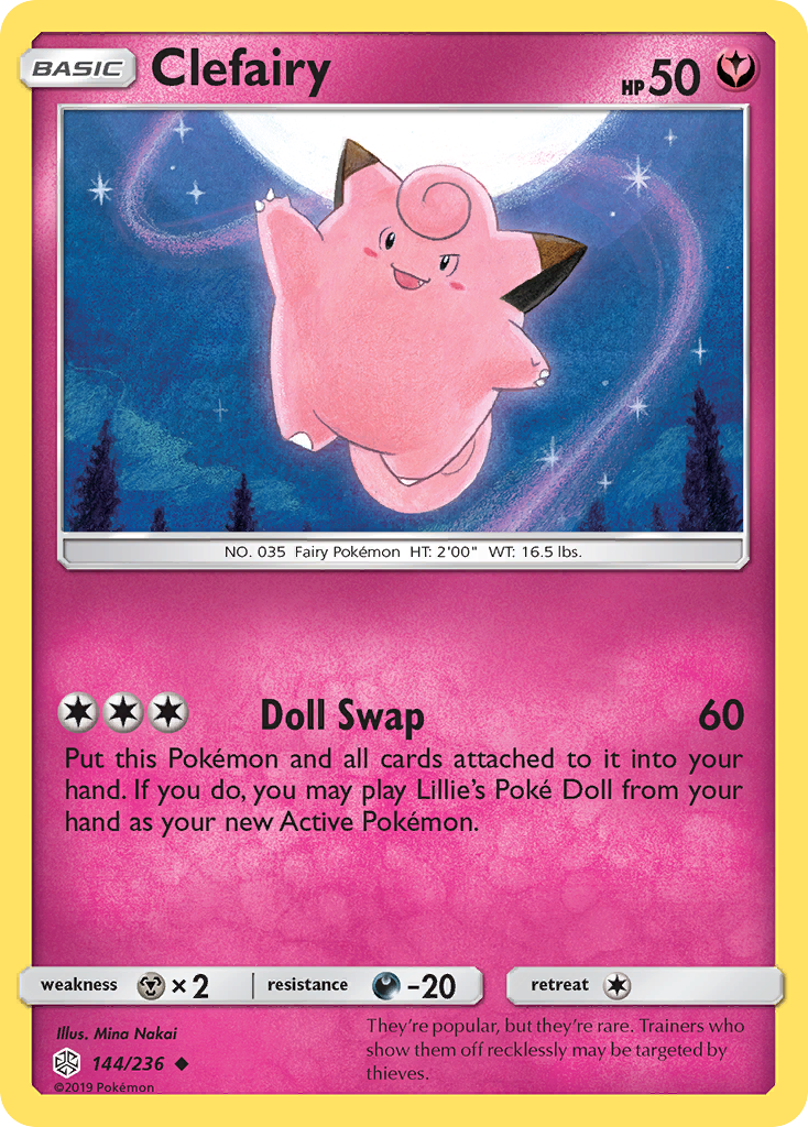 Clefairy (144/236) [Sun & Moon: Cosmic Eclipse] | L.A. Mood Comics and Games