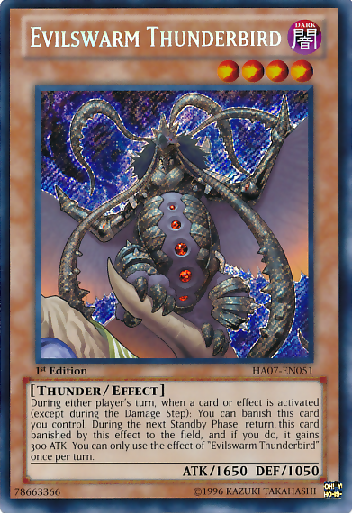 Evilswarm Thunderbird [HA07-EN051] Secret Rare | L.A. Mood Comics and Games