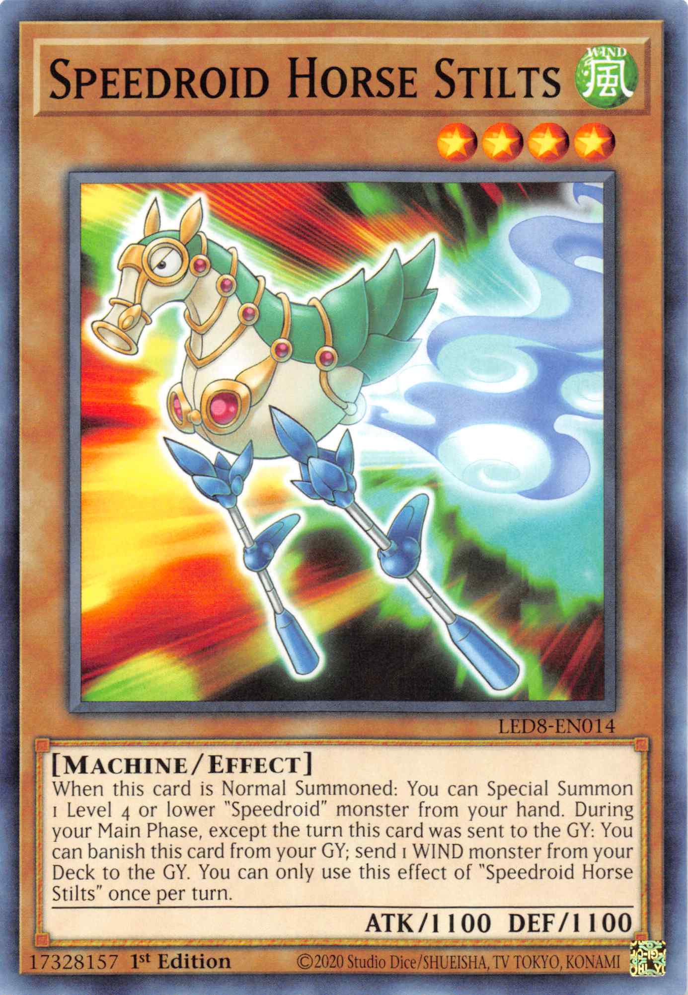 Speedroid Horse Stilts [LED8-EN014] Common | L.A. Mood Comics and Games