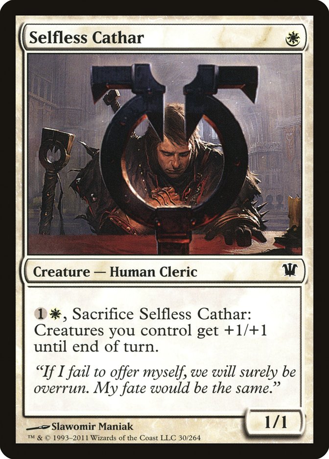 Selfless Cathar [Innistrad] | L.A. Mood Comics and Games