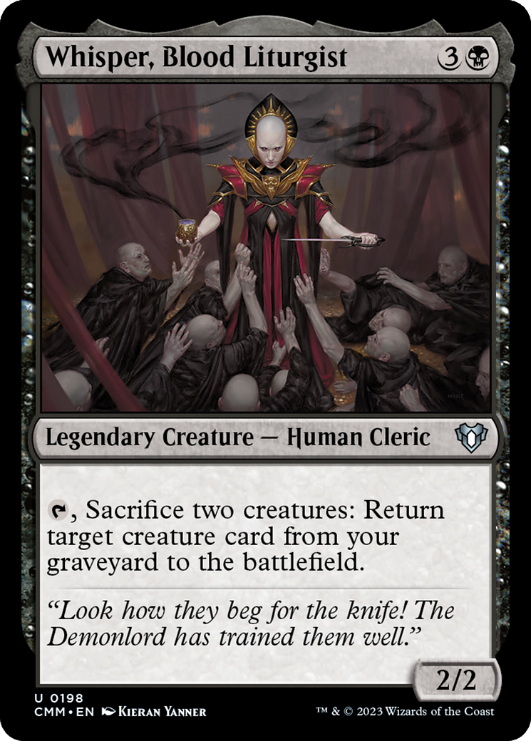 Whisper, Blood Liturgist [Commander Masters] | L.A. Mood Comics and Games