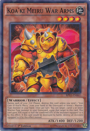 Koa'ki Meiru War Arms [BP03-EN061] Shatterfoil Rare | L.A. Mood Comics and Games