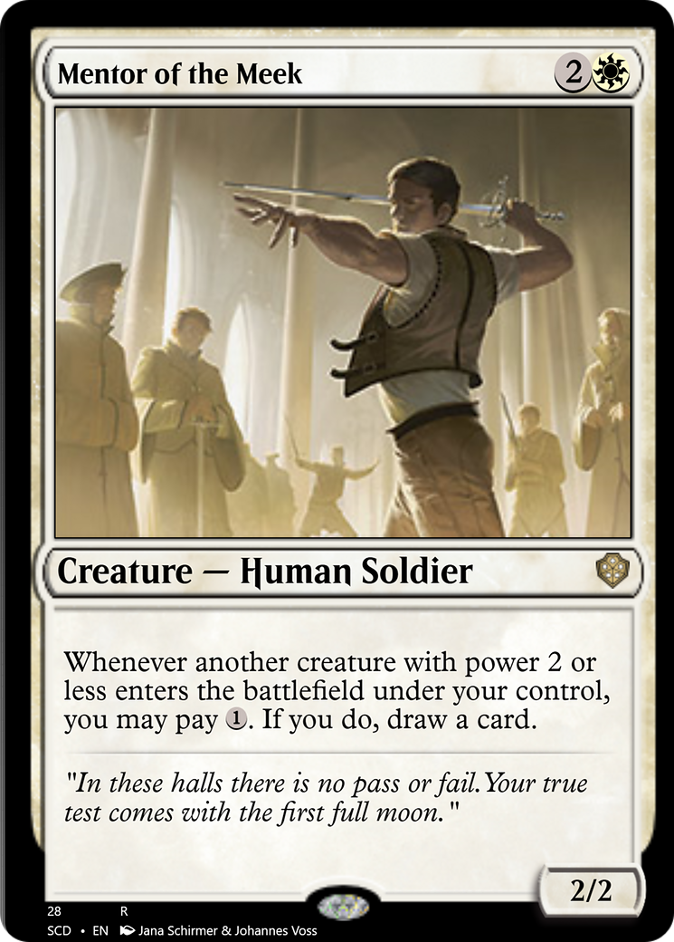 Mentor of the Meek [Starter Commander Decks] | L.A. Mood Comics and Games