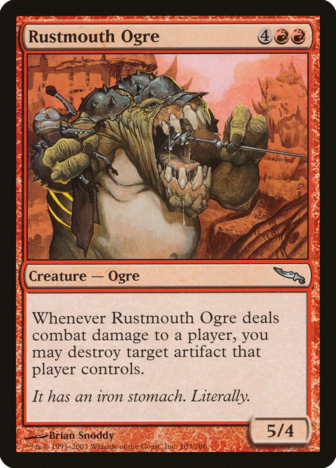 Rustmouth Ogre [Mirrodin] | L.A. Mood Comics and Games