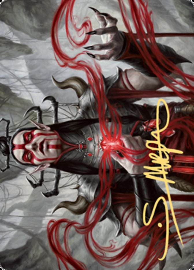 Malakir Blood-Priest Art Card (Gold-Stamped Signature) [Zendikar Rising Art Series] | L.A. Mood Comics and Games