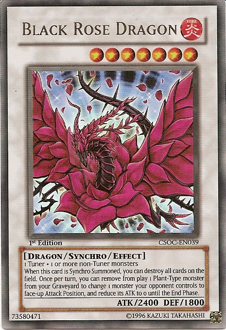 Black Rose Dragon [CSOC-EN039] Ultra Rare | L.A. Mood Comics and Games