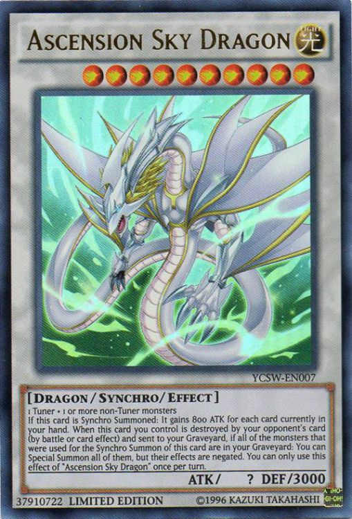 Ascension Sky Dragon [YCSW-EN007] Ultra Rare | L.A. Mood Comics and Games