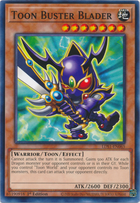 Toon Buster Blader [LDS1-EN065] Common | L.A. Mood Comics and Games
