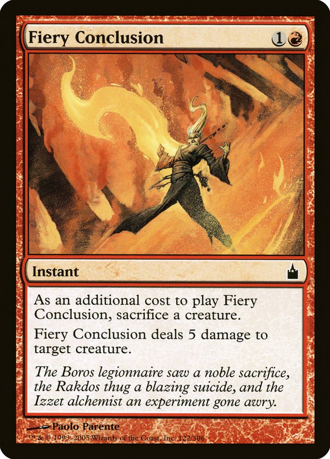 Fiery Conclusion [Ravnica: City of Guilds] | L.A. Mood Comics and Games