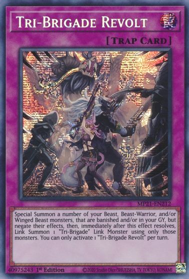 Tri-Brigade Revolt [MP21-EN212] Prismatic Secret Rare | L.A. Mood Comics and Games