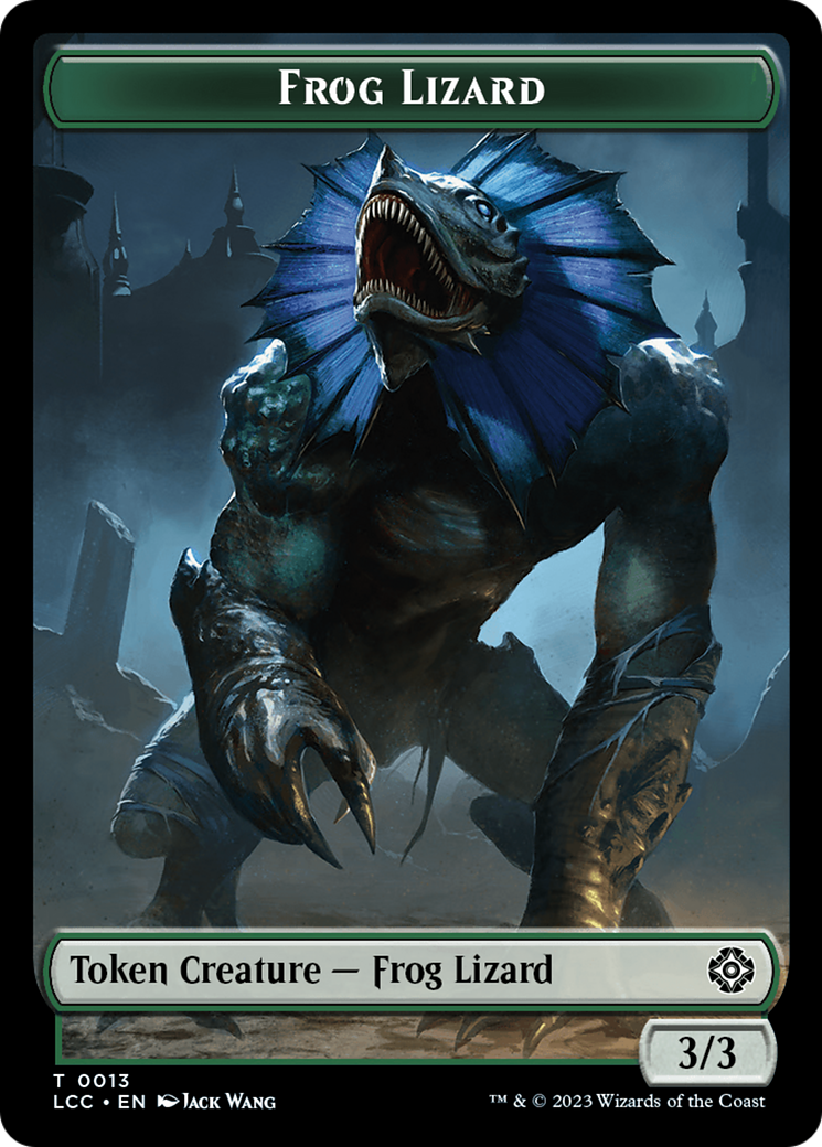 Frog Lizard // Merfolk (0003) Double-Sided Token [The Lost Caverns of Ixalan Commander Tokens] | L.A. Mood Comics and Games