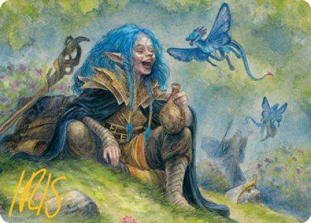 Feywild Trickster Art Card (Gold-Stamped Signature) [Dungeons & Dragons: Adventures in the Forgotten Realms Art Series] | L.A. Mood Comics and Games