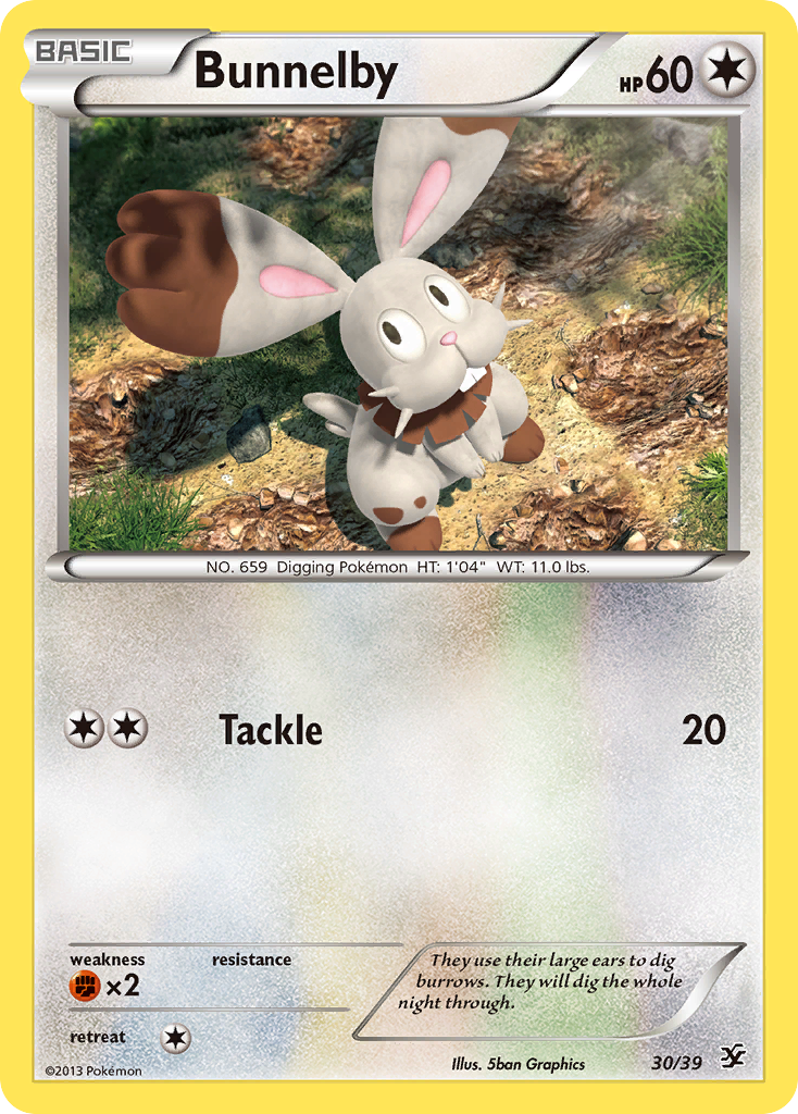 Bunnelby (30/39) [XY: Kalos Starter Set] | L.A. Mood Comics and Games