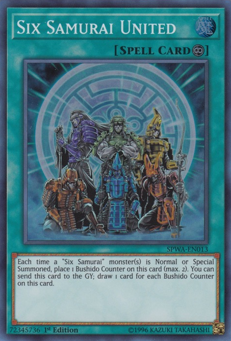 Six Samurai United [SPWA-EN013] Super Rare | L.A. Mood Comics and Games