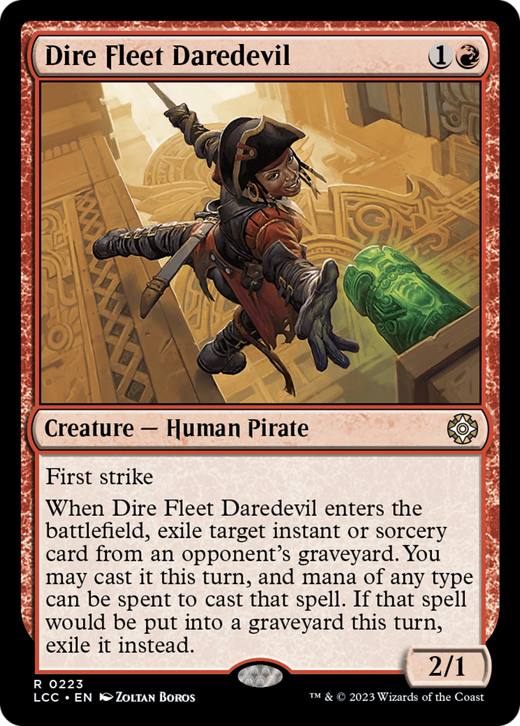 Dire Fleet Daredevil [The Lost Caverns of Ixalan Commander] | L.A. Mood Comics and Games