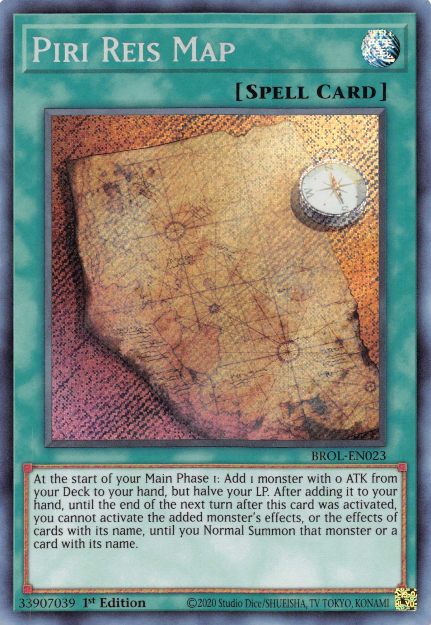Piri Reis Map [BROL-EN023] Secret Rare | L.A. Mood Comics and Games