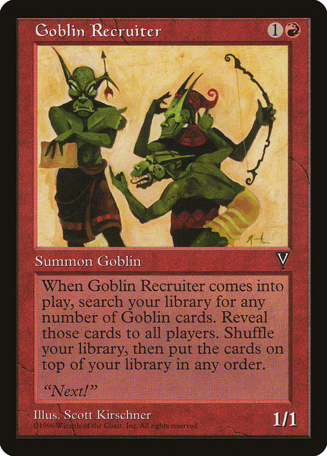 Goblin Recruiter [Visions] | L.A. Mood Comics and Games