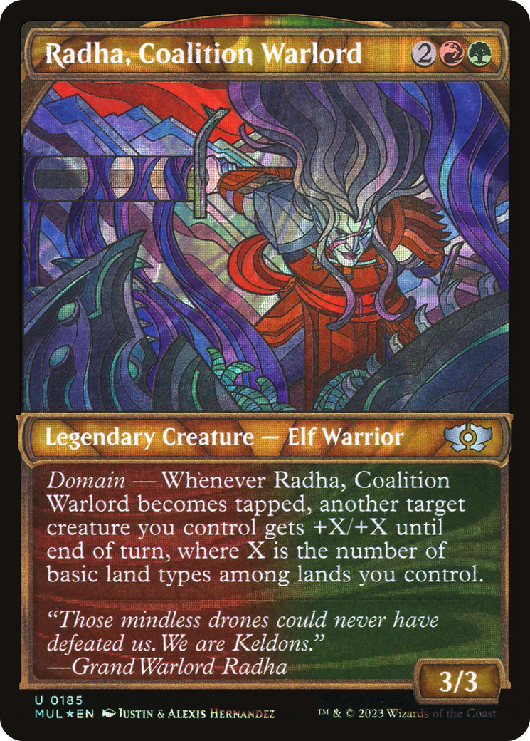 Radha, Coalition Warlord (Halo Foil) [Multiverse Legends] | L.A. Mood Comics and Games