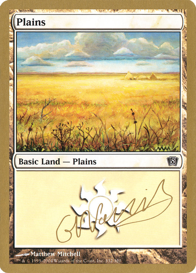 Plains (gn332) (Gabriel Nassif) [World Championship Decks 2004] | L.A. Mood Comics and Games