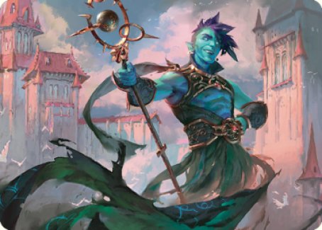 Haughty Djinn Art Card [Dominaria United Art Series] | L.A. Mood Comics and Games