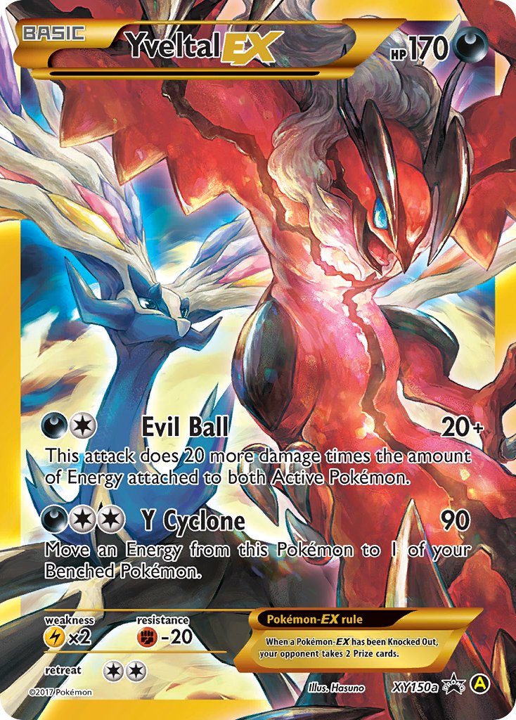 Yveltal EX (XY150a) [Alternate Art Promos] | L.A. Mood Comics and Games